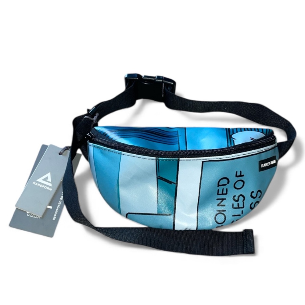 RAREFORM repurposed billboard vinyl Rockaway Hip Pack /Fanny Pack
